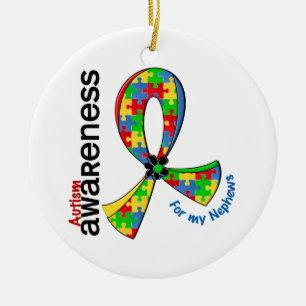 Ornamento De Cerâmica Para meu autismo dos sobrinho