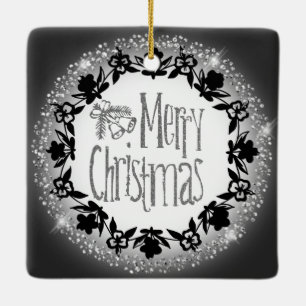 Ornamento De Cerâmica para navidad con decoración