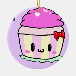 ORNAMENTO DE CERÂMICA PARA O MEU CUPCACK PARA O NATAL
