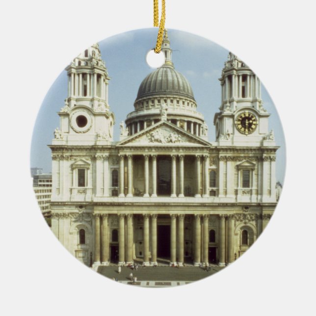 Ornamento De Cerâmica Para o oeste parte dianteira da catedral de St (Frente)