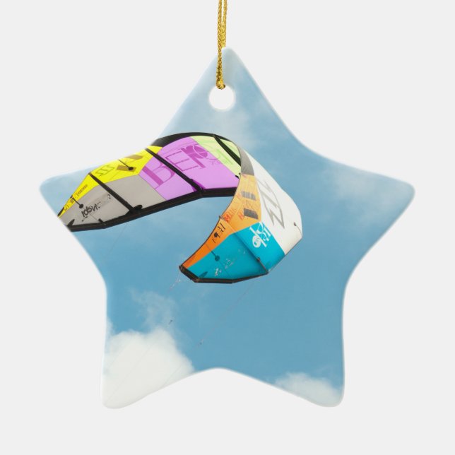 ORNAMENTO DE CERÂMICA PARAGLIDING (Frente)