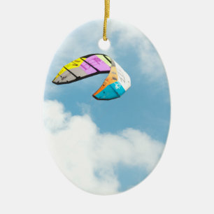 ORNAMENTO DE CERÂMICA PARAGLIDING