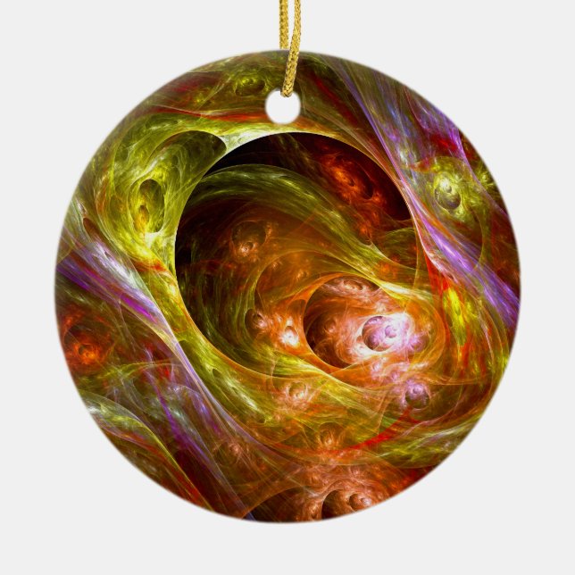 Ornamento De Cerâmica Paraíso do plasma (Frente)
