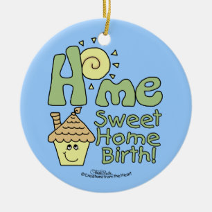 Ornamento De Cerâmica Paraíso em Casa Doce! Casa e sol