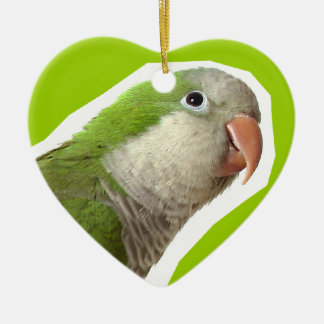 Ornamento De Cerâmica Parakeet da monge