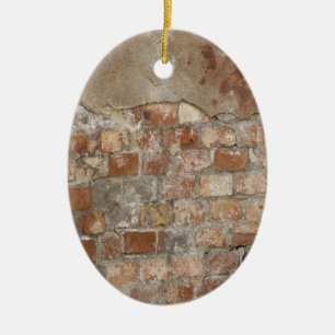 Ornamento De Cerâmica Parede de Brick Antiga