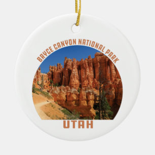 Ornamento De Cerâmica Parque Nacional Bryce Canyon hoodoos utah vintage