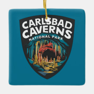 Ornamento De Cerâmica Parque Nacional Carlsbad Caverns