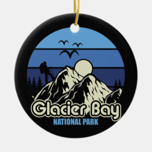 Ornamento De Cerâmica Parque Nacional da Baía de Glacier