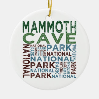Ornamento De Cerâmica Parque Nacional da Caverna Mammoth