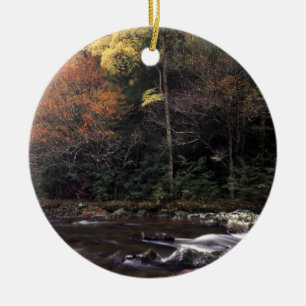 Ornamento De Cerâmica parque nacional de montanha de grande enfumaçado