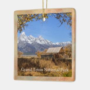 Ornamento De Cerâmica Parque Nacional de Moulton Barn Grand Teton