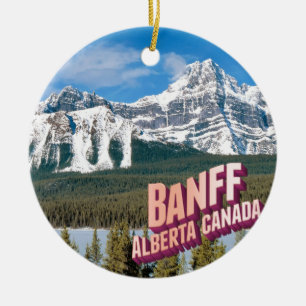 Ornamento De Cerâmica Parque nacional do Banff