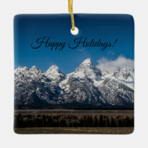 Ornamento De Cerâmica Parque Nacional Grand Teton