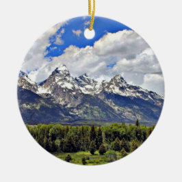 Ornamento De Cerâmica Parque Nacional Grand Teton