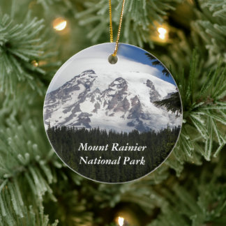 Ornamento De Cerâmica Parque Nacional Monte Rainier