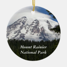 Ornamento De Cerâmica Parque Nacional Monte Rainier