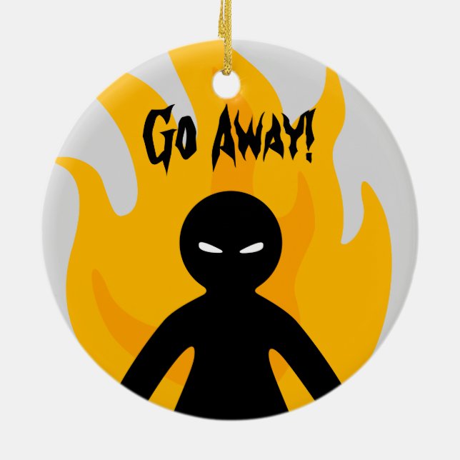 Ornamento De Cerâmica Parta! Parta! (Traseira)