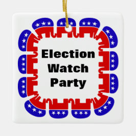 Ornamento De Cerâmica Partido Republicano do Observatório Eleitoral