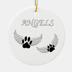 Ornamento De Cerâmica Pás de anjo