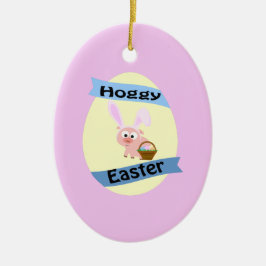 Ornamento De Cerâmica Páscoa Hoggy!