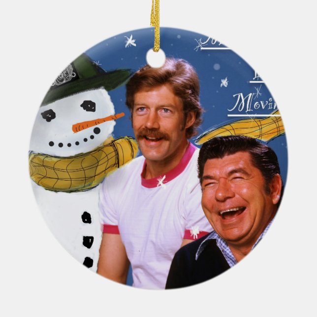 Ornamento De Cerâmica Passando No Natal De 2020 (Traseira)