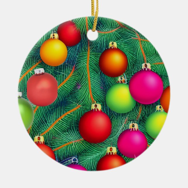 Ornamento De Cerâmica Passe os corredores (Frente)