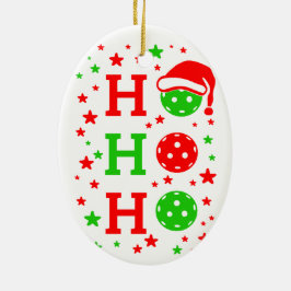 Ornamento De Cerâmica Passe os corredores com bolas de picles no Natal