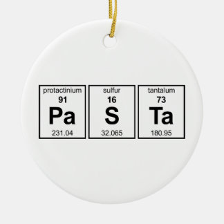 Ornamento De Cerâmica PaSTa Mesa periódica