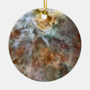 Ornamento De Cerâmica Pastel Marble na Nebulosa Carina