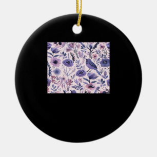 Ornamento De Cerâmica Pastel Pattern - Whimsigoth Cottagecore