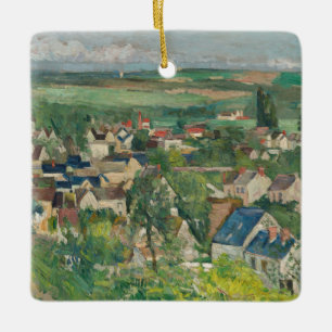 Ornamento De Cerâmica Paul Cezanne - Auvers, Vista Panorâmica