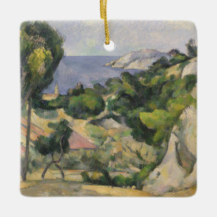 Ornamento De Cerâmica Paul Cezanne L'Estaque