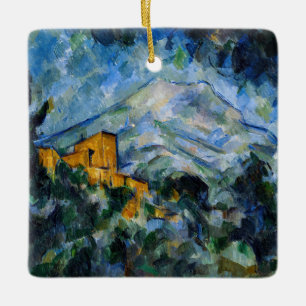 Ornamento De Cerâmica Paul Cezanne - Mont Saint-Victoire & Chateau Noir