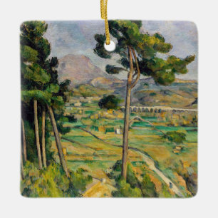 Ornamento De Cerâmica Paul Cezanne - Mont Sainte-Victoire e Viaduto