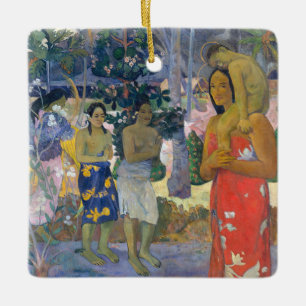 Ornamento De Cerâmica Paul Gauguin - Ave Maria / Ia Orana Maria