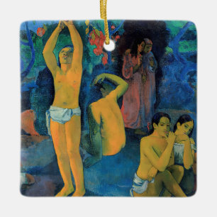 Ornamento De Cerâmica Paul Gauguin - De Onde Vimos?