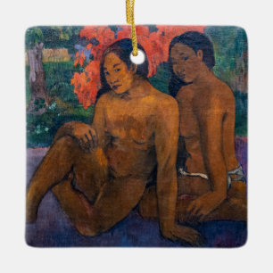 Ornamento De Cerâmica Paul Gauguin - E o Ouro dos Seus Corpos
