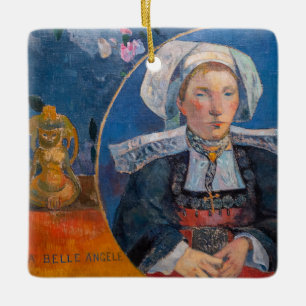 Ornamento De Cerâmica Paul Gauguin - The Beautiful Angel, Pont-aven