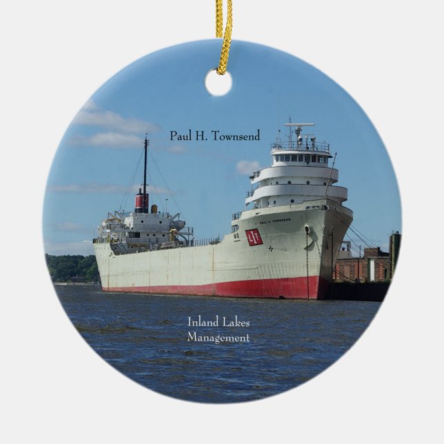 Ornamento De Cerâmica Paul H. Townsend ornnament (Frente)