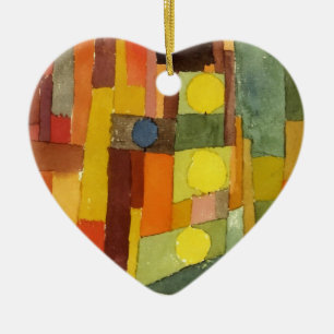 Ornamento De Cerâmica Paul Klee No Estilo Da Arte De Aquarela Kairouana