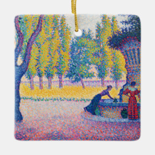 Ornamento De Cerâmica Paul Signac - Saint-Tropez, Fontaine des Lices