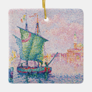 Ornamento De Cerâmica Paul Signac - Veneza, A Nuvem Rosa