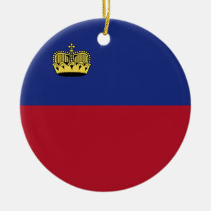 Ornamento De Cerâmica pavilhão do Liechtenstein