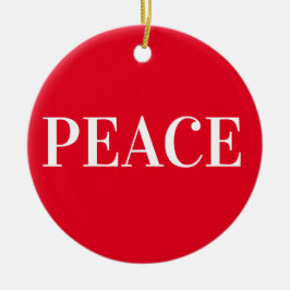 Ornamento De Cerâmica paz