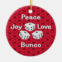 paz, alegria, amor, bunco