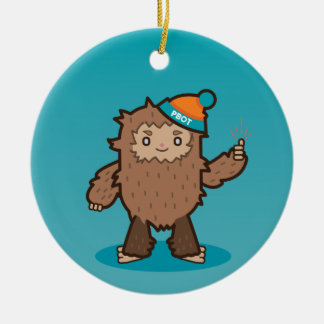 Ornamento De Cerâmica PBOT Sasquatch Ornament