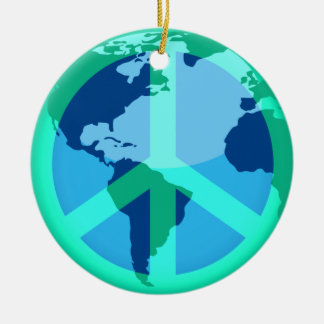Ornamento De Cerâmica PeaceOnEarth