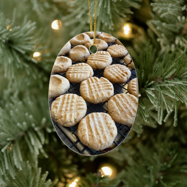 Ornamento De Cerâmica Peanut Butter Cookies (Árvore)