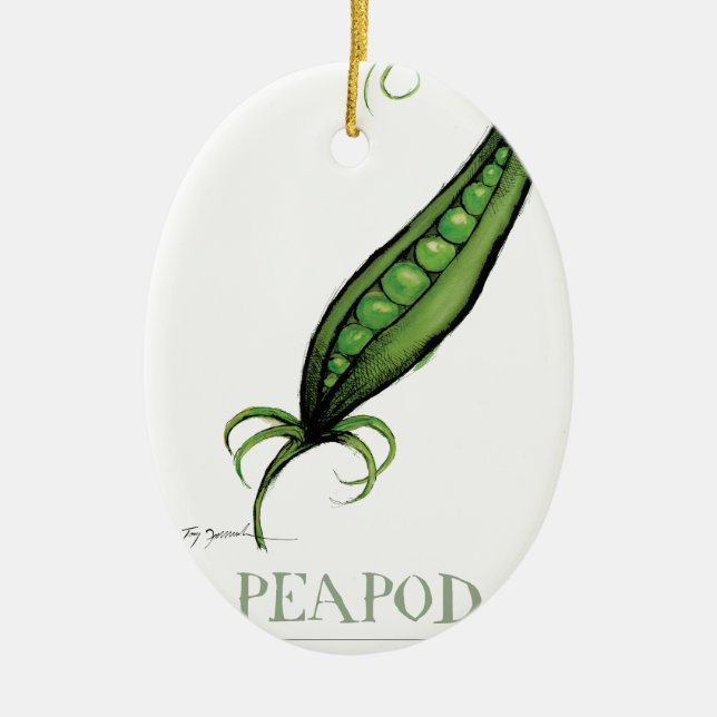 Ornamento De Cerâmica peapod, fernandes tony (Frente)